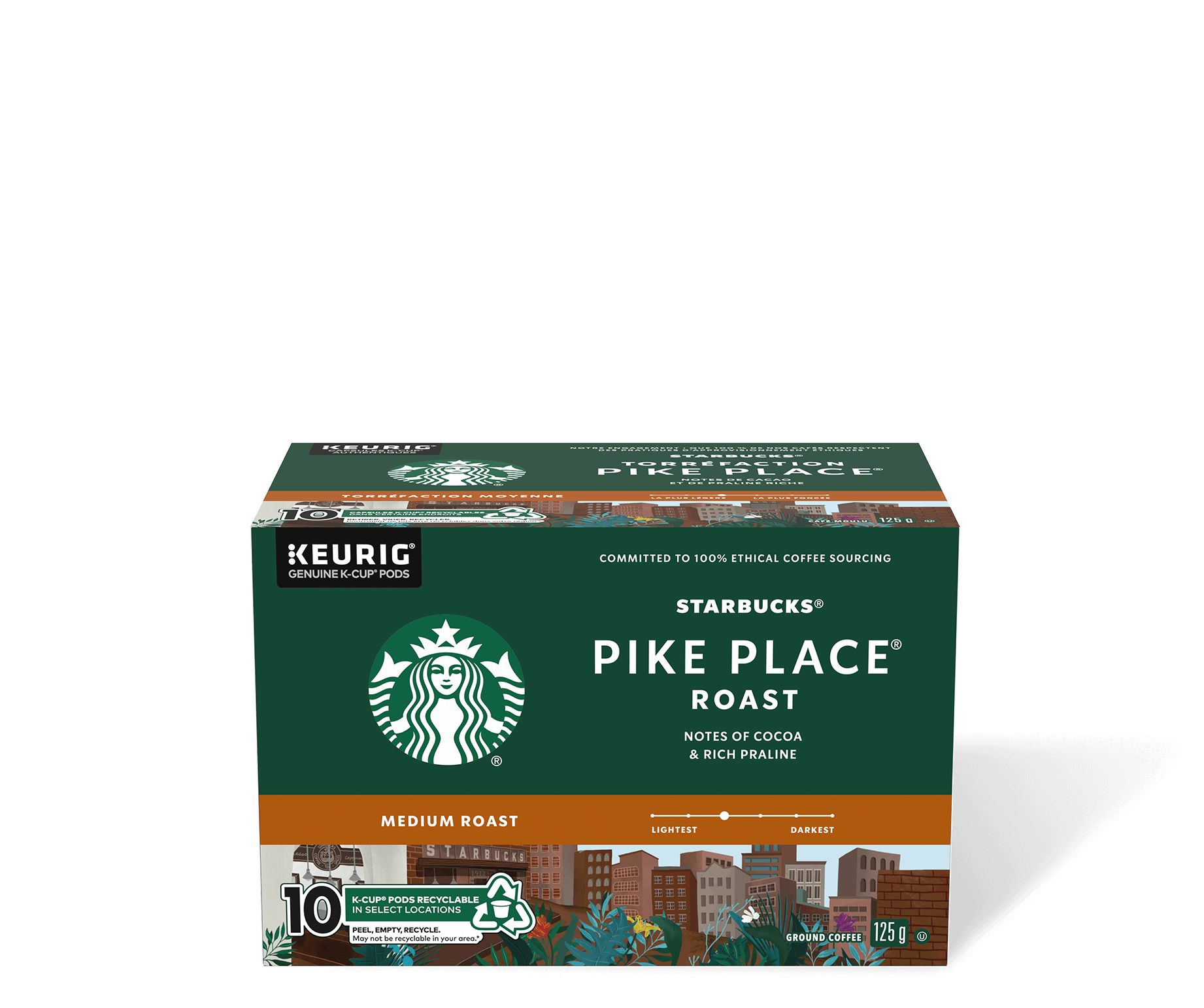 Starbucks K-Cup Coffee Pods—Vanilla Flavored Coffee—Naturally Flavored—100%  Arabica—1 Box (10 Pods), K-Cups & Pods