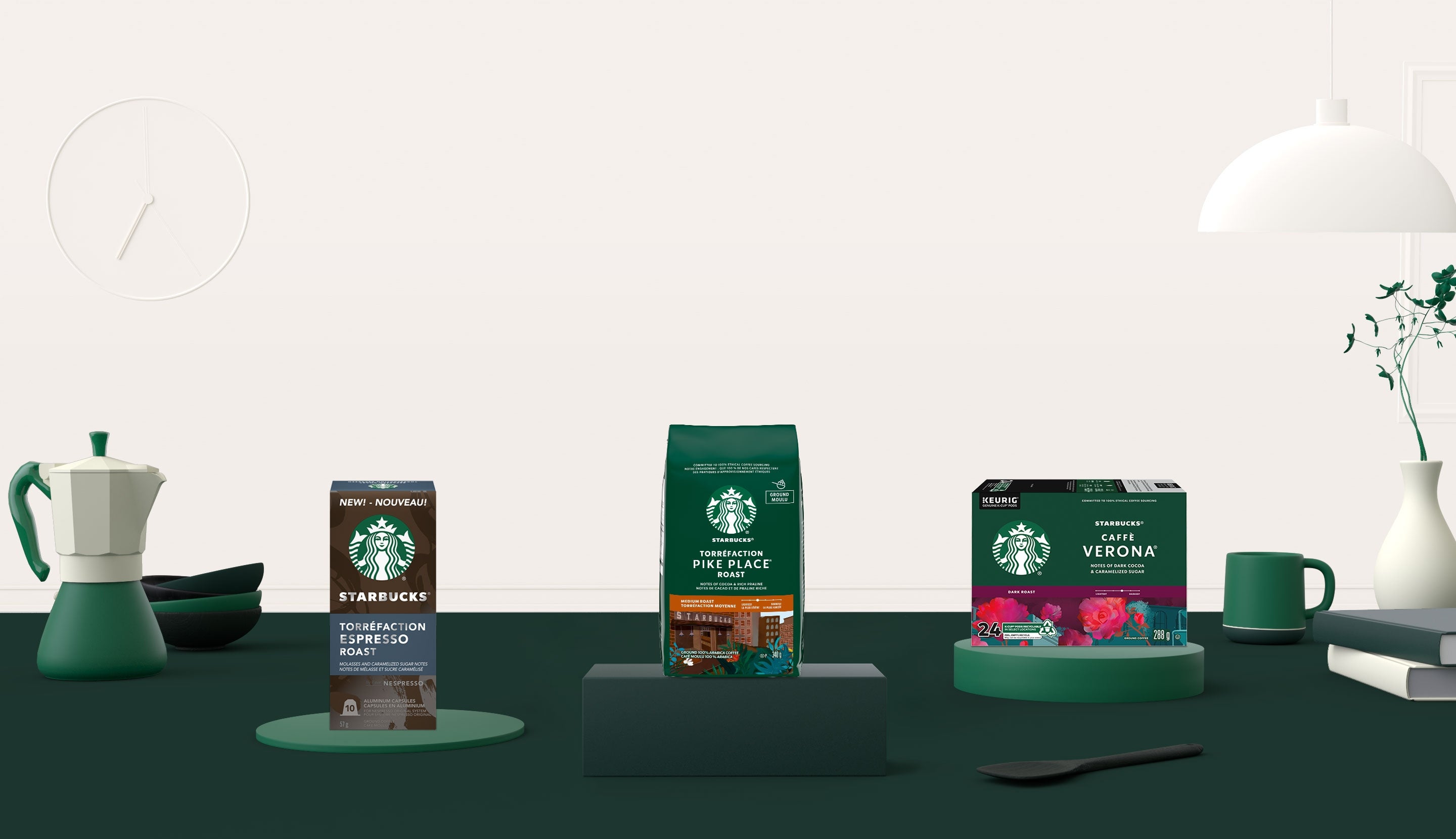 Nestlé and Starbucks® Launch a new Range of Starbucks Capsules for Nespresso  Vertuo