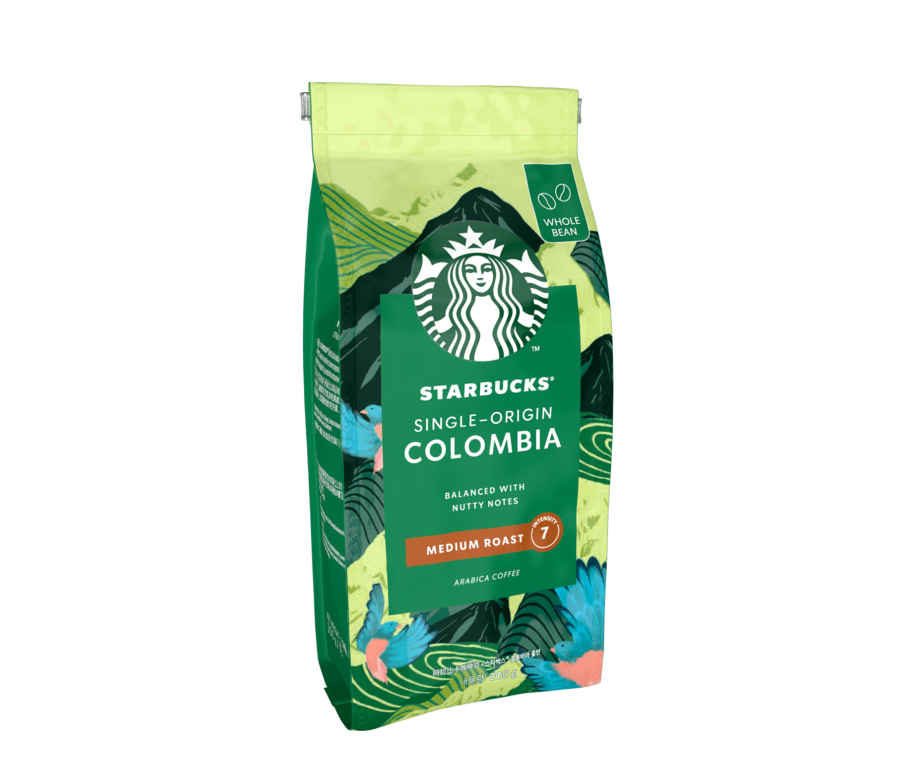 Grains de café Starbucks® Colombia Nariño™ 1KG (4x250gram)