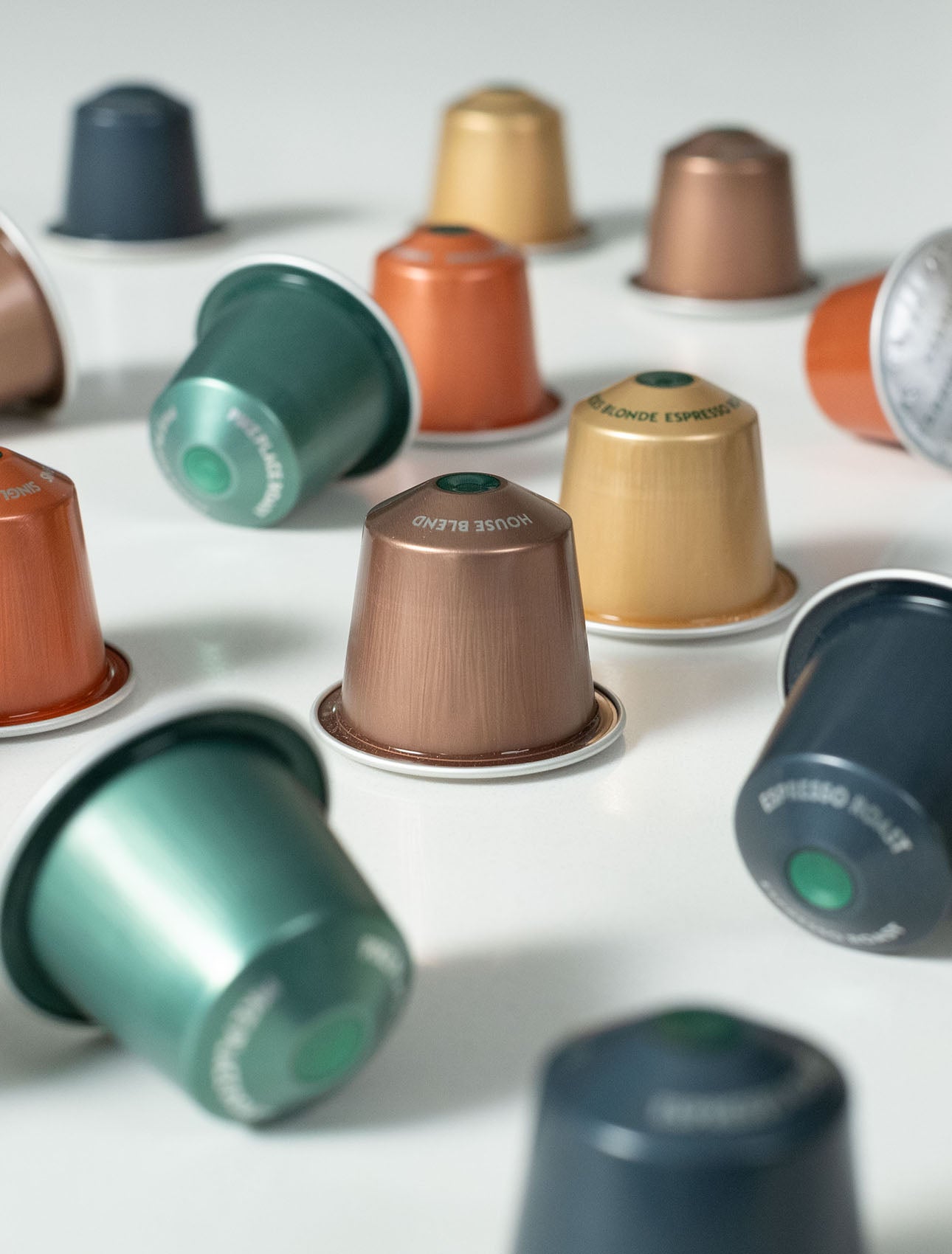 different Nespresso capsules