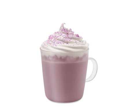 Lavender Latte Coffee Cup