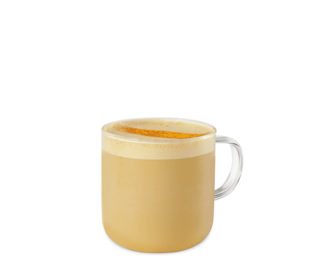 Gyllen gurkemeie-latte
