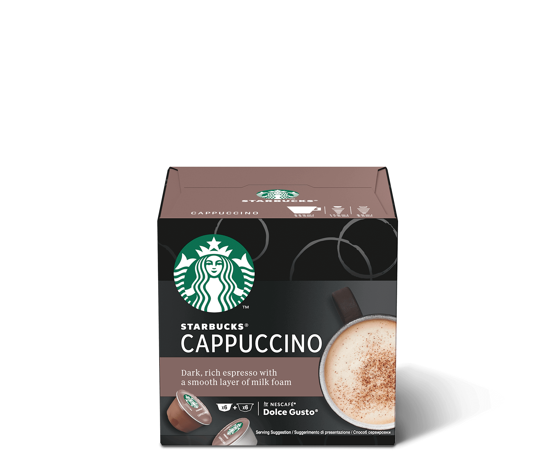  Starbucks - Cappuccino by Nescafé Dolce Gusto - 12 Pods :  Everything Else