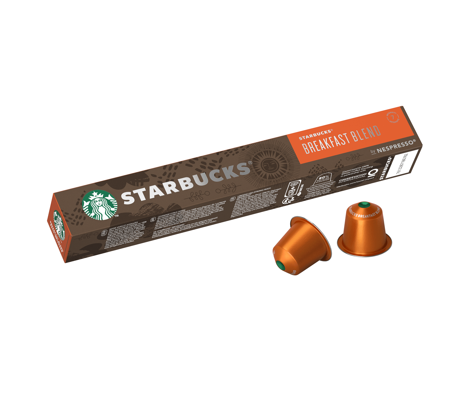 starbucks breakfast blend pods