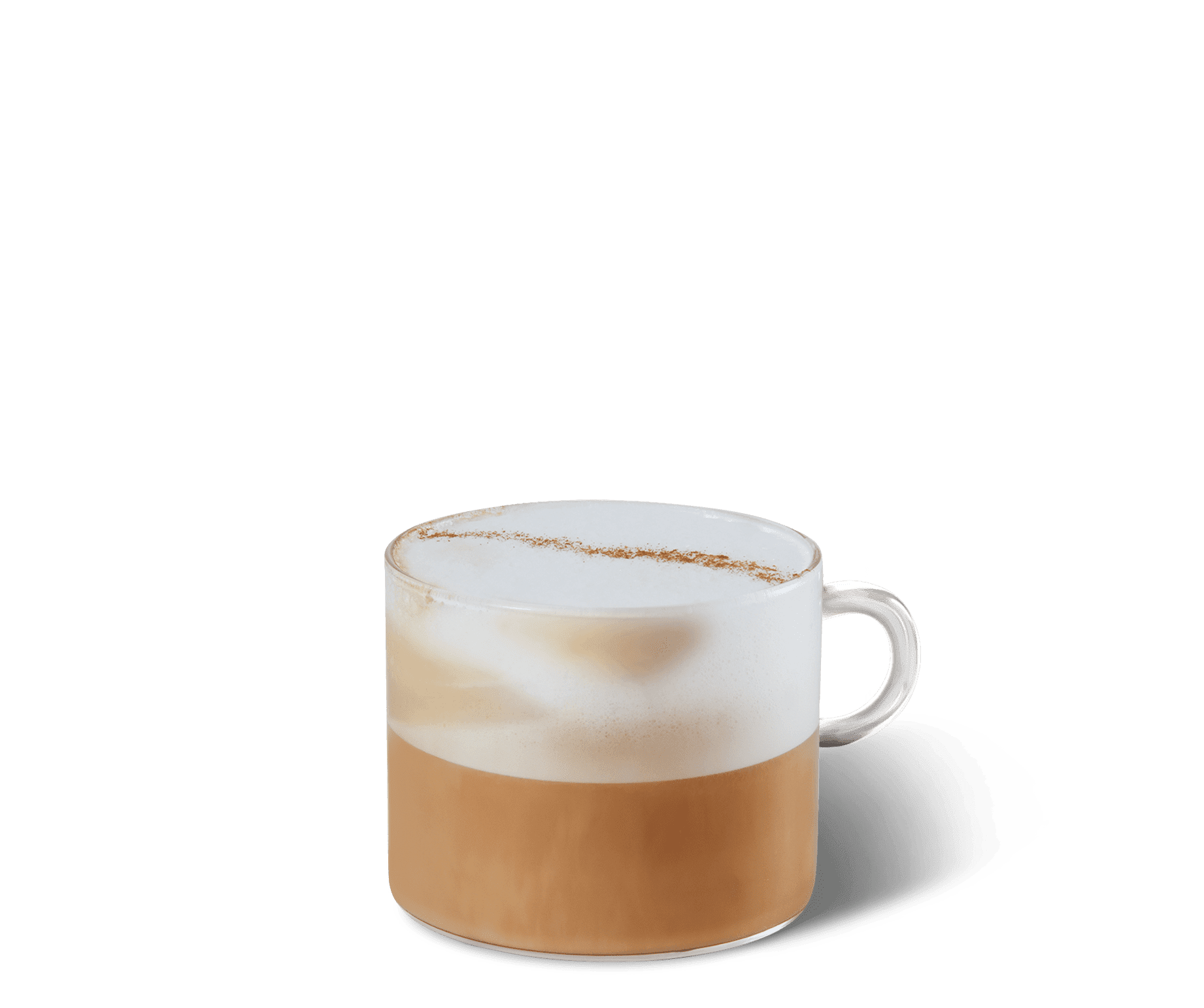 Starbucks kapučino kava v stekleni skodelici ls