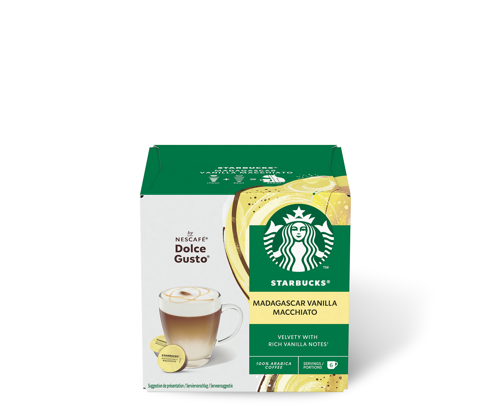  Starbucks® Vanilla Bean Macchiato by NESCAFÉ®  Dolce Gusto®